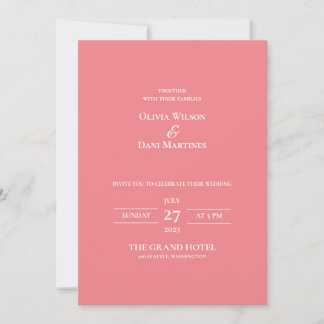 TEMPLATE WEDDING INVITATIONS ONLINE – peach