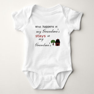 Template: What Happens at ...Stays at.... Baby Bodysuit
