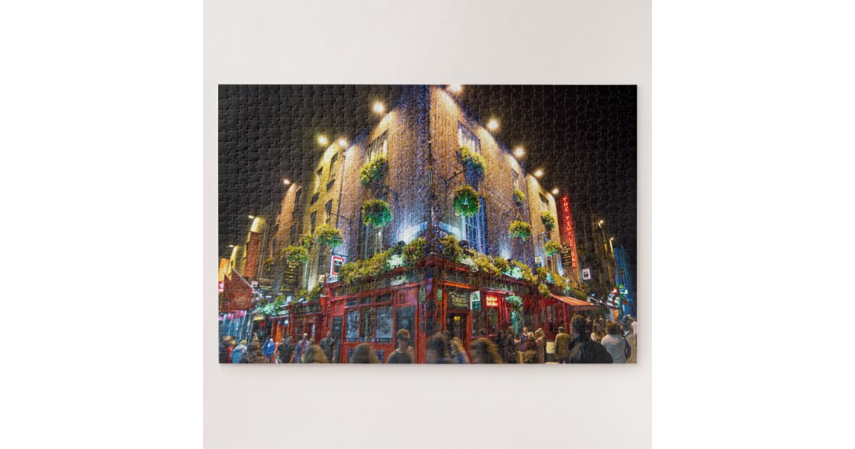 Temple Bar Dublin Ireland. Jigsaw Puzzle Zazzle
