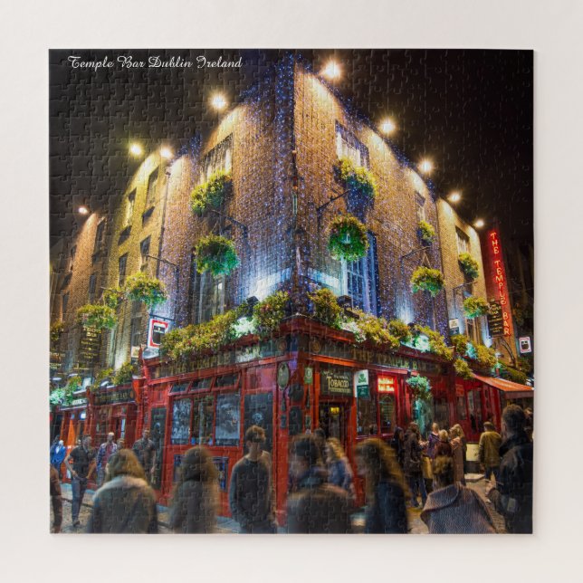 Temple Bar Dublin Ireland. Jigsaw Puzzle (Vertical)