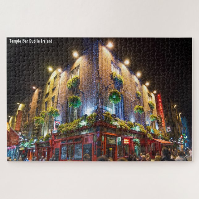 Temple Bar Dublin Ireland. Jigsaw Puzzle (Horizontal)