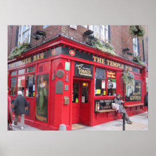 "Temple Bar" -- Dublin, Ireland Poster