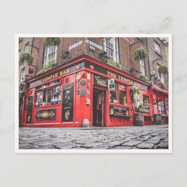 Temple Bar Dublin Irish Pub Photo Postcard (Front)