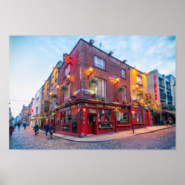Temple Bar / Dublin Poster (Front)