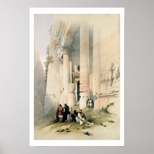 Temple called El Khasne, Petra, March 7th 1839, pl Poster (Front)