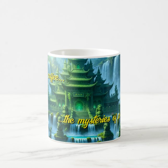 Temple Castle of the Secret Jade Throne Coffee Mug (Center)