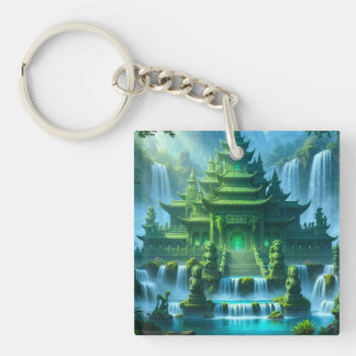 Temple Castle of the Secret Jade Throne Key Ring