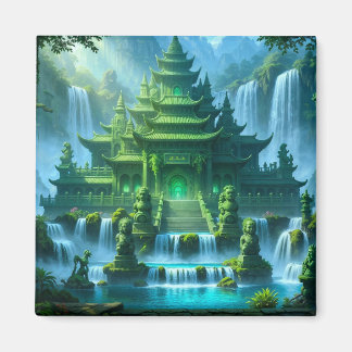 Temple Castle of the Secret Jade Throne Magnet