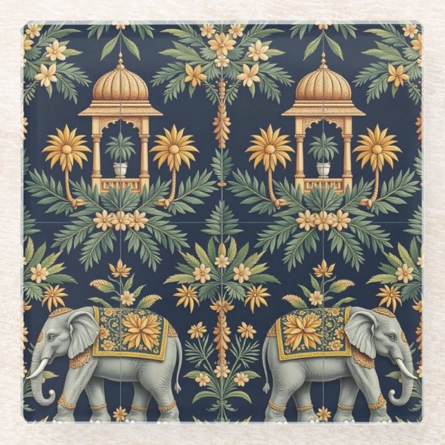 Temple Elephants Coaster (Front)