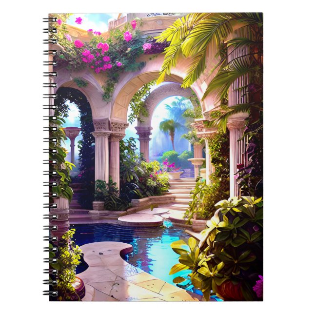 Temple Garden of Atlantis Notebook (Front)