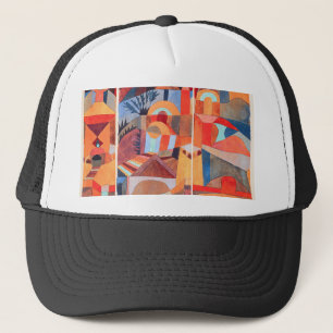 Temple Gardens (1920) by Paul Klee Trucker Hat