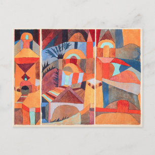 Temple Gardens, Famous Painting Holiday Postcard