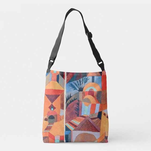 Temple Gardens | Paul Klee | Crossbody Bag (Back)