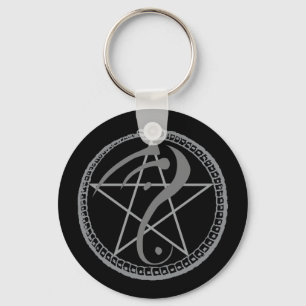 Temple House Sahjaza emblem keychain