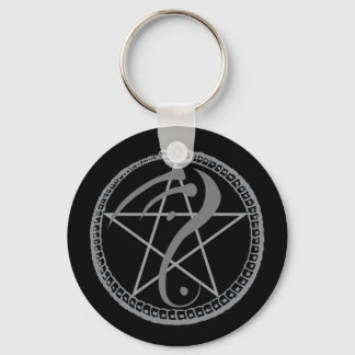 Temple House Sahjaza emblem keychain