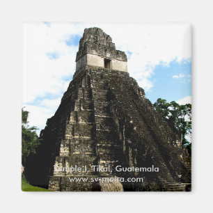 Temple I, Tikal, Guatemala Magnet