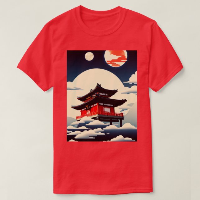 Temple in the Sky T-Shirt (Design Front)