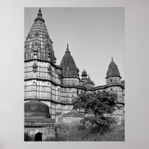 Temple in Varanasi India Poster