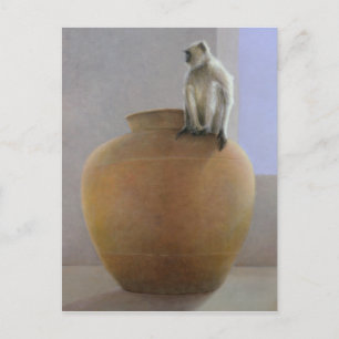 Temple Monkey Postcard
