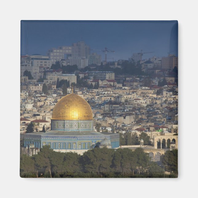 Temple Mount and Dome of the Rock, dawn Magnet (Front)