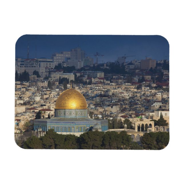 Temple Mount and Dome of the Rock, dawn Magnet (Horizontal)