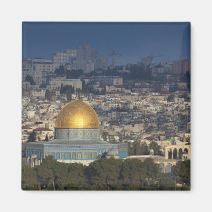 Temple Mount and Dome of the Rock, dawn Magnet