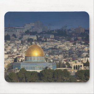 Temple Mount and Dome of the Rock, dawn Mouse Mat