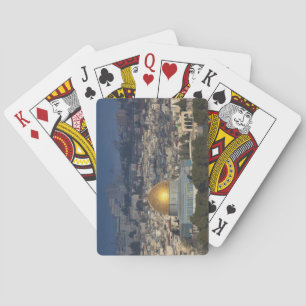 Temple Mount and Dome of the Rock, dawn Playing Cards