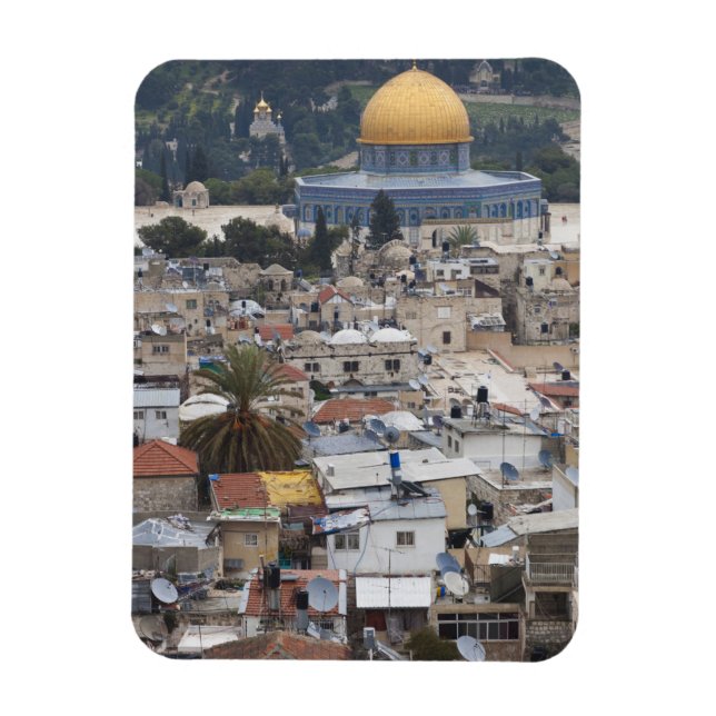 Temple Mount and Dome of the Rock Magnet (Vertical)