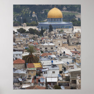 Temple Mount and Dome of the Rock Poster