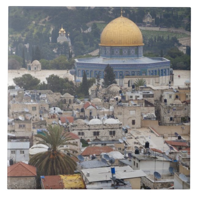 Temple Mount and Dome of the Rock Tile (Front)