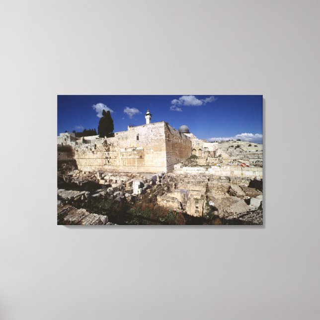 Temple Mount Canvas Print (Front)