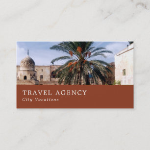 Temple Mount, Jerusalem Travel Agent Business Card