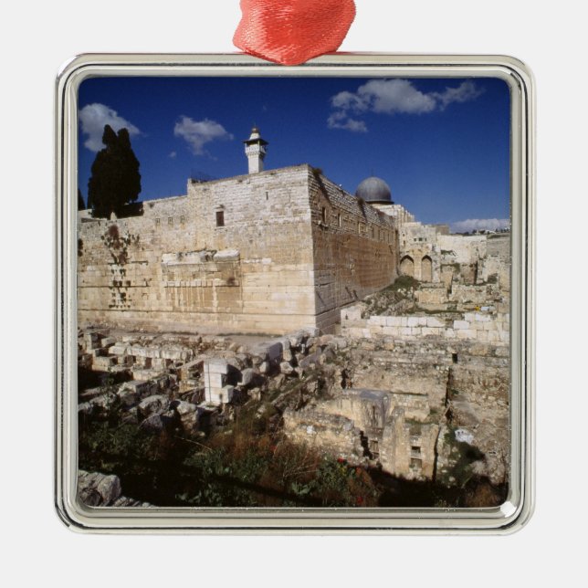 Temple Mount Metal Tree Decoration (Front)