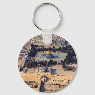 Temple Mount Old City Jerusalem Dome of the Rock Key Ring