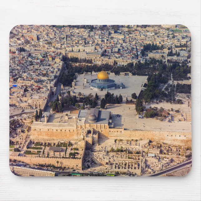 Temple Mount Old City Jerusalem Dome of the Rock Mouse Mat (Front)