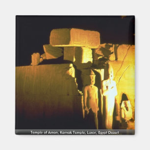 Temple of Amon, Karnak Temple, Luxor, Egypt Desert Magnet