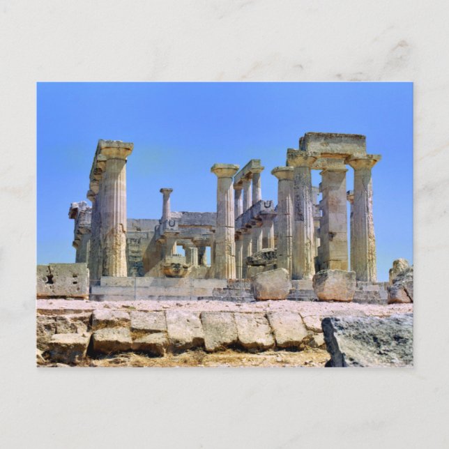 Temple of Aphaia on Aegina 089 Postcard (Front)