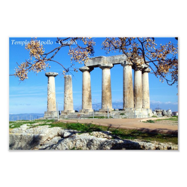 Temple of Apollo – Corinth Photo Print (Front)