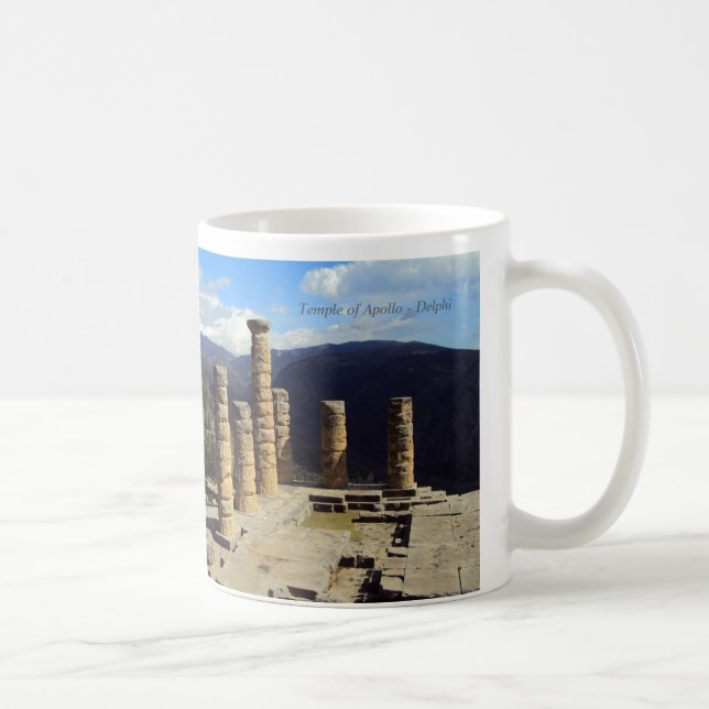 Temple of Apollo - Delphi Coffee Mug (Right)