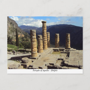 Temple of Apollo – Delphi Postcard
