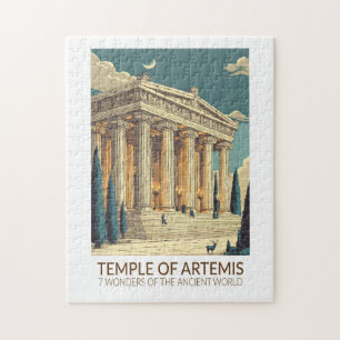 Temple of Artemis Seven Wonders of the World Art Jigsaw Puzzle