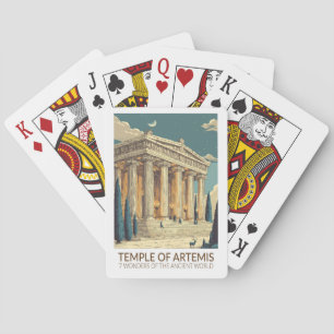Temple of Artemis Seven Wonders of the World Art Playing Cards