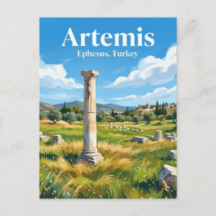 Temple of Artemis Turkey Postcard