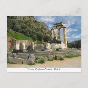 Temple of Athena Pronaea - Delphi Postcard