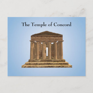 Temple of Concord: Tempio della Concordia Postcard