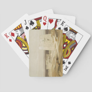 Temple of Edfu, ancient Apollinopolis, Upper Egypt Playing Cards