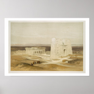 Temple of Edfu, ancient Apollinopolis, Upper Egypt Poster