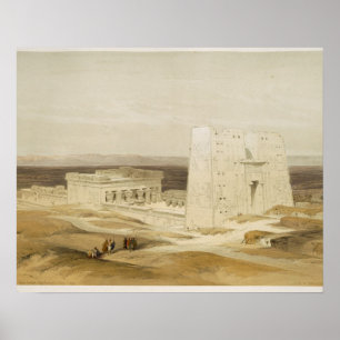Temple of Edfu, ancient Apollinopolis, Upper Egypt Poster
