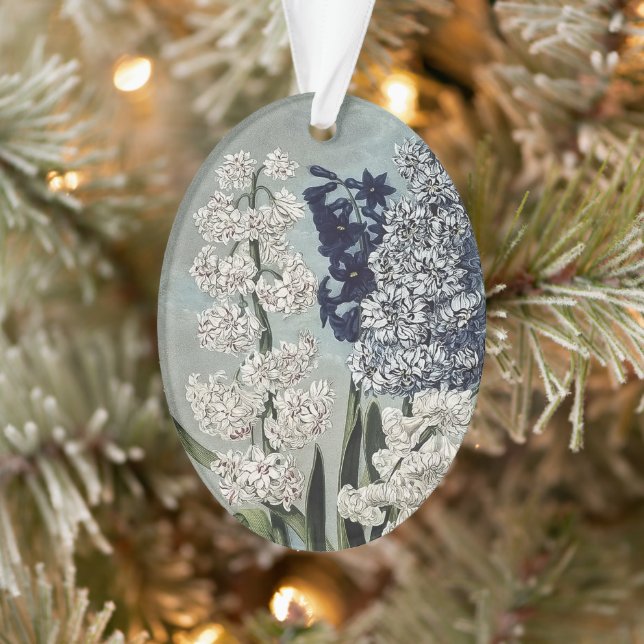 Temple of Flora Hyacinths Flowers  Ceramic Ornament (Tree)